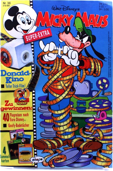 Walt Disneys Micky Maus Comic Nr. 36 (1992): Dagobert Duck - ein Unglück kommt selten allein von Ehapa